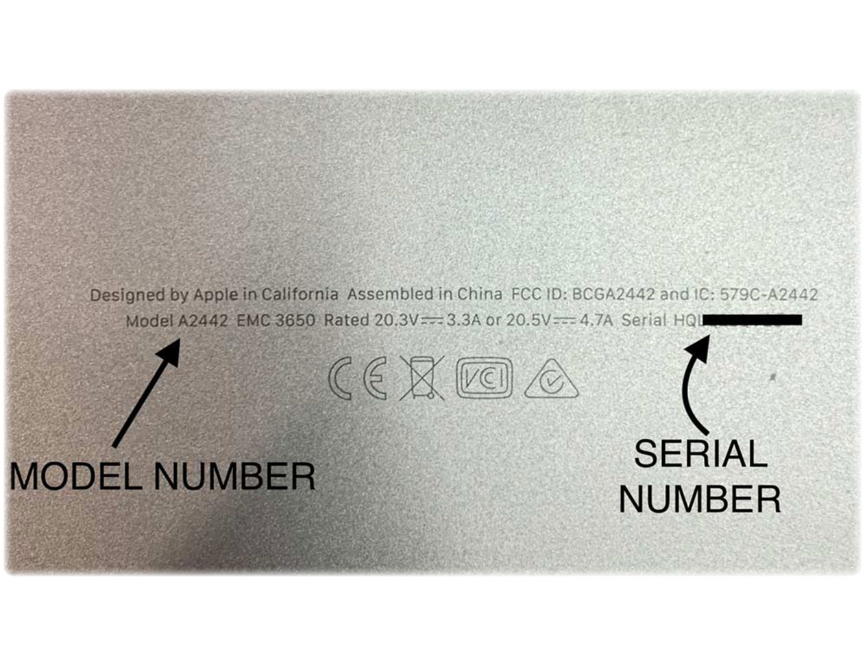 Serialnumber-Example-Macbook-Specialist